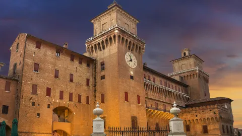Estense Castle attraction in Emilia-Romagna