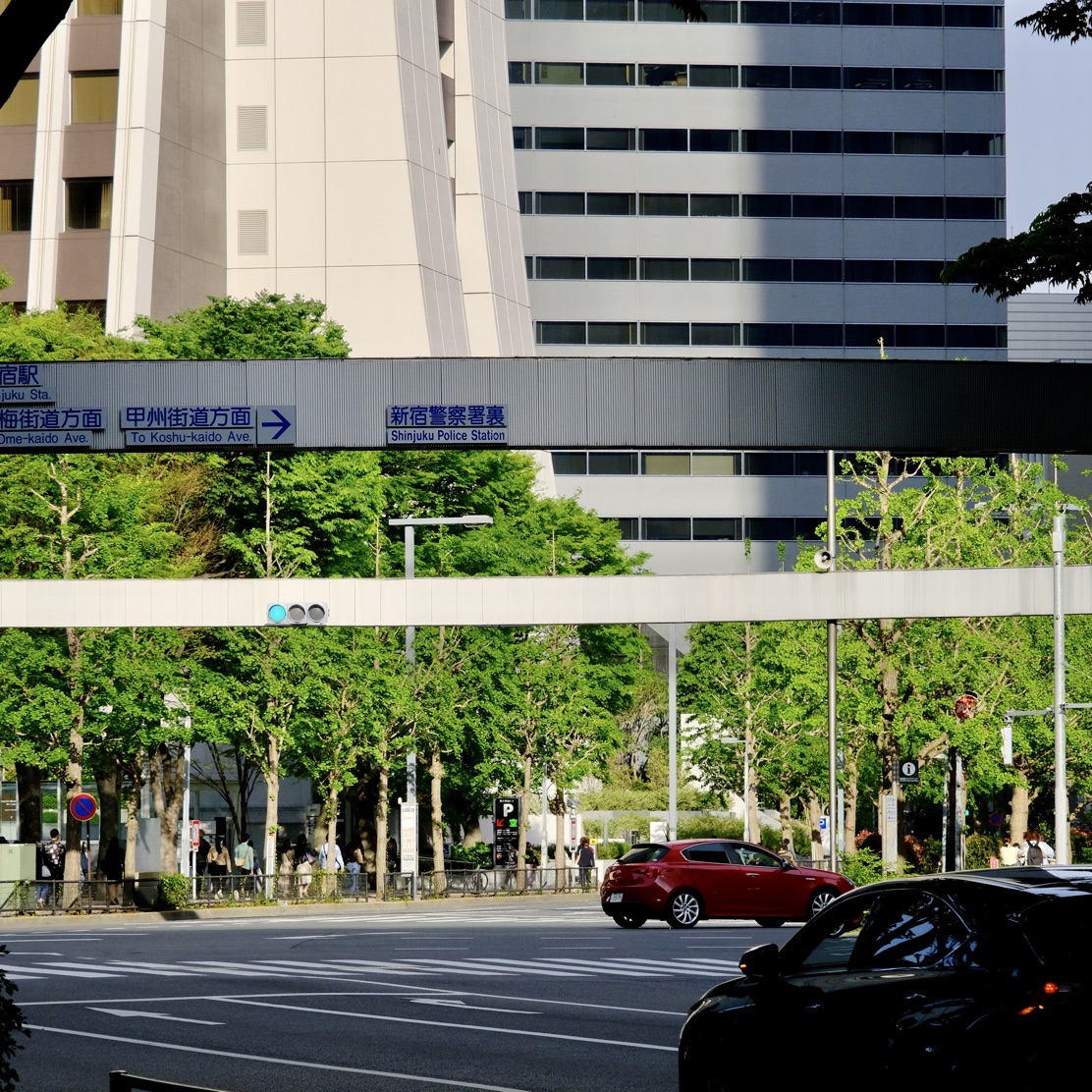水彩画　新宿警察署裏交差点　A4サイズ s-20200217163541265575.jpg