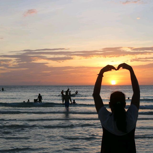 Boracay's glorious sunset
