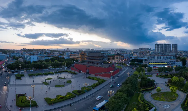 โรงแรมใกล้Xinzhou Jiuyuan Gutaoci Museum