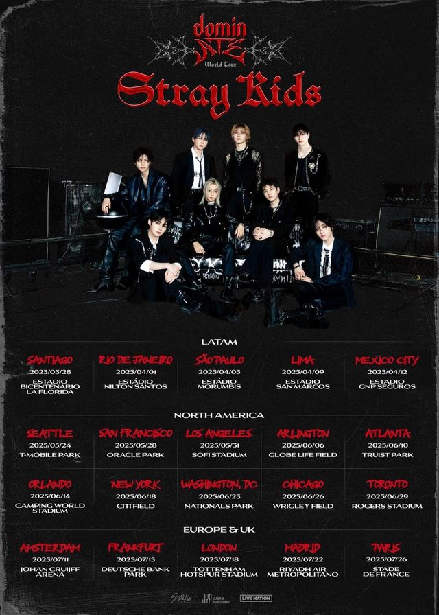 Stray Kids Concert 2025 Los Angeles | Stray Kids World Tour  <dominATE>  in Los Angeles | SoFi Stadium | SoFi Stadium