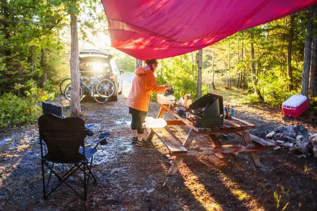 Camping in Ontario, Canada