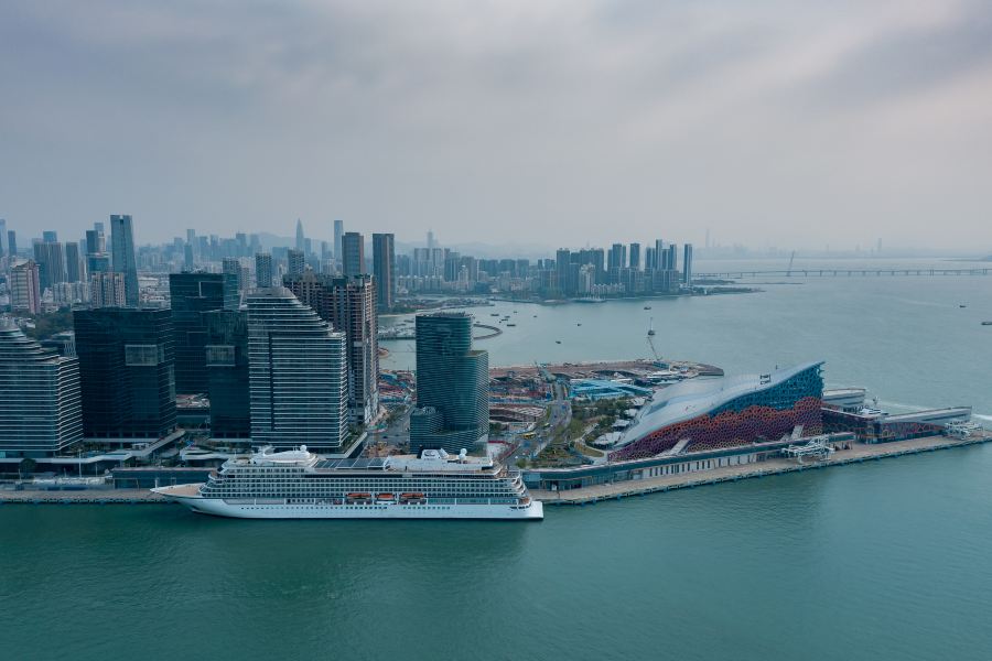 蛇口港珠海遊輪