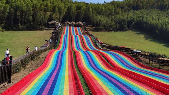 Grass Skiing in Mogan Mountain
