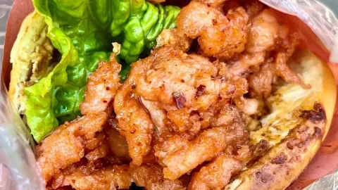 贵平里脊扒饼 in Pingyao County
