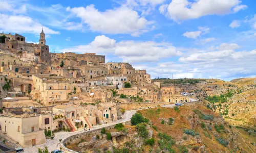Sassi et parc des églises rupestres de Matera