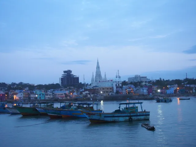 Trip.comグループカレンダーからの一枚 – カンニャークマリ（インド）