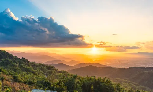 Sunsets in Mangshi