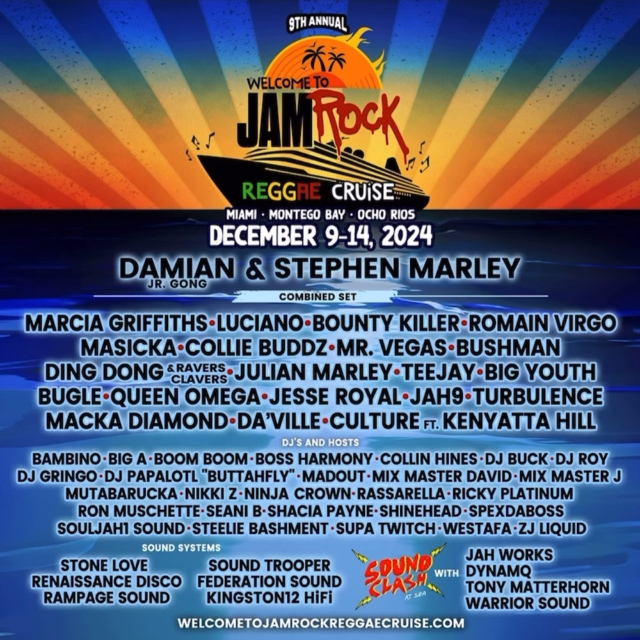 Jamrock Reggae Cruise 2024 | Miami