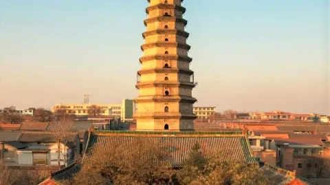 Longxing Temple attraction in Yuncheng
