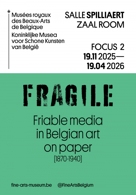 Fragile Friable media in Belgian art on paper | Royal Museums of Fine Arts of Belgium
