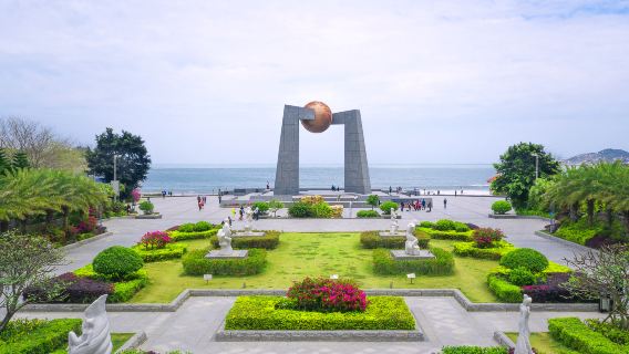 "Gate of Nature" — the Tropic of Cancer Marker on Nan'ao Island