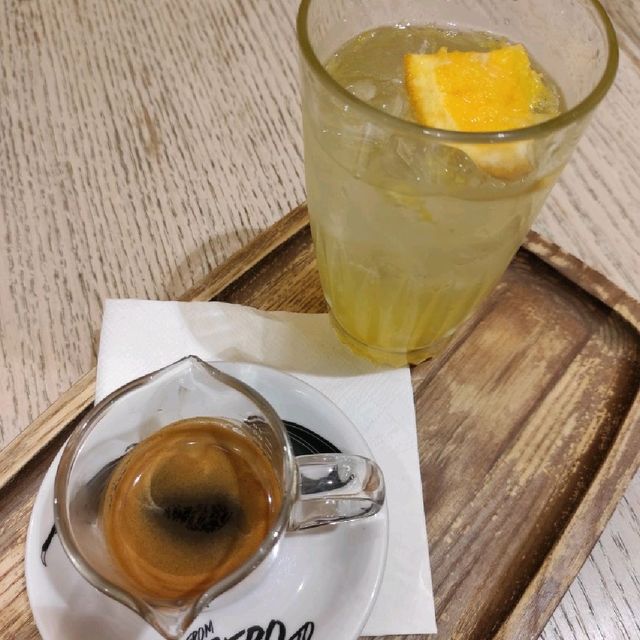 清新 橙香美式有氣咖啡