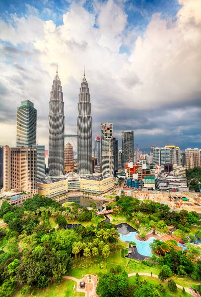 Algiers to Kuala Lumpur flight