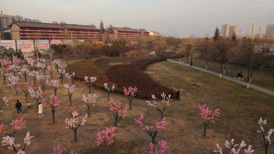 位於陝西省咸陽市中心的渭河上修建的古渡廊橋，已經成為咸陽市最