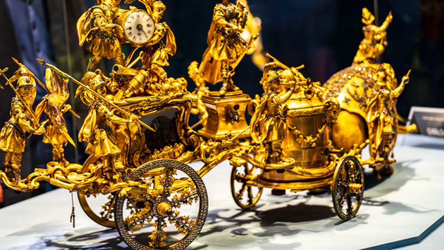 Hall of clocks and watches