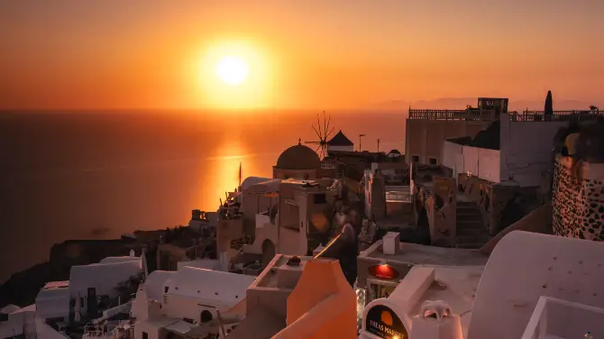 5_Sunset of Santorini
