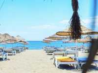 Nice beach on the Aegean Sea