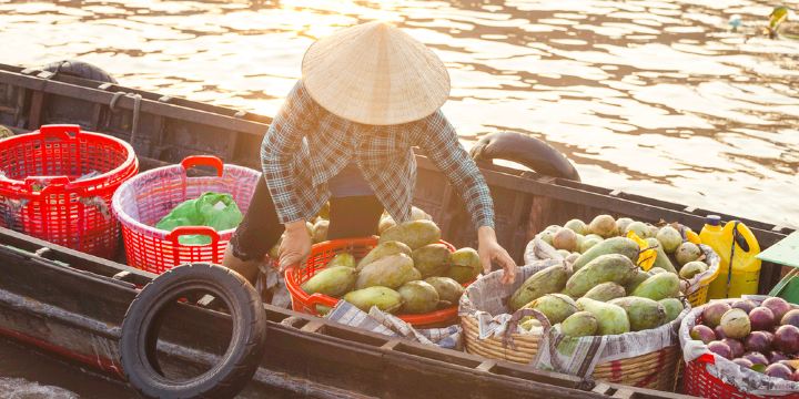 Cai Rang Floating Market