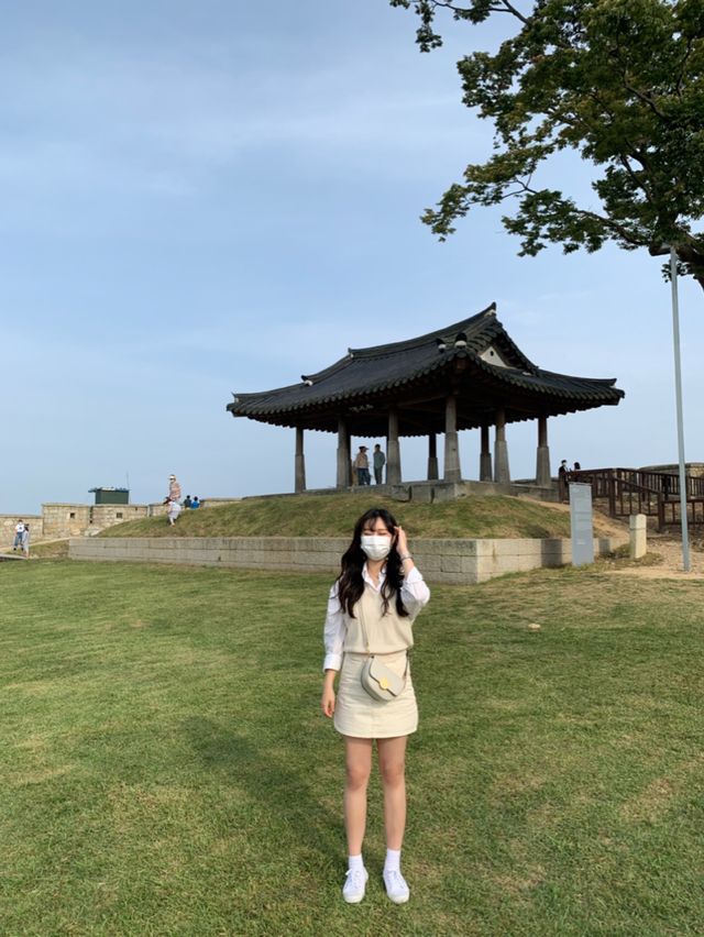 북한이 보이는 전망대 '연미정'