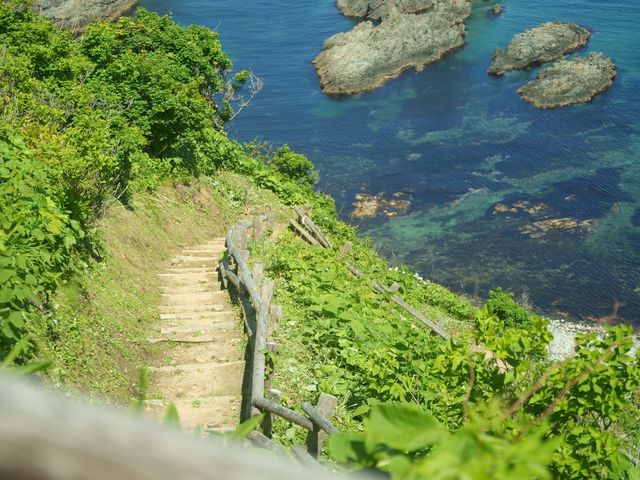 【島武意海岸】目の前に広がる積丹ブルー！