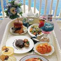 Feast and pool! 