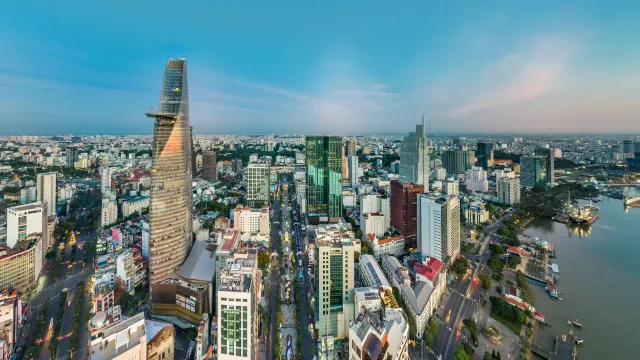 Ho Chi Minh City skyline