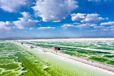 Qarhan Salt Lake Viewing Platform