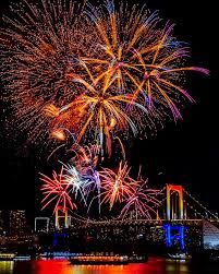 Odaiba Rainbow Fireworks | Tokyo
