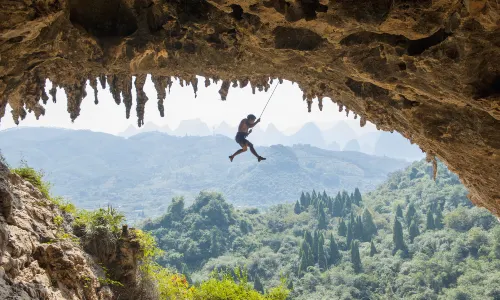 Cave Exploration in Yangshuo