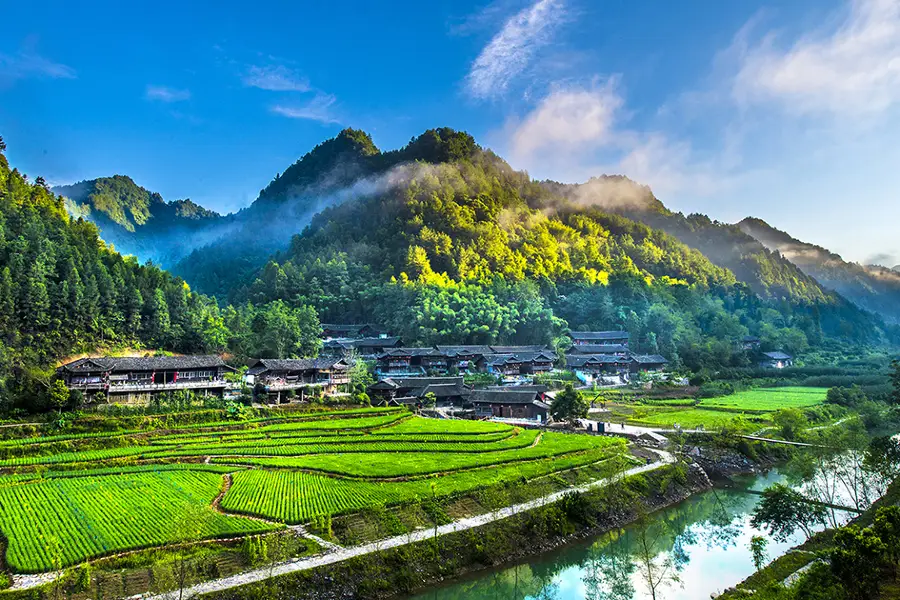 Stilted Building in Pengjia Village