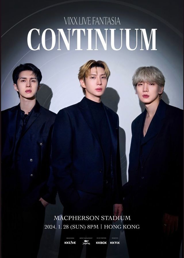 【中國香港】VIXX 2024《 LIVE FANTASIA 'CONTINUUM'》演唱會 | 麥花臣場館