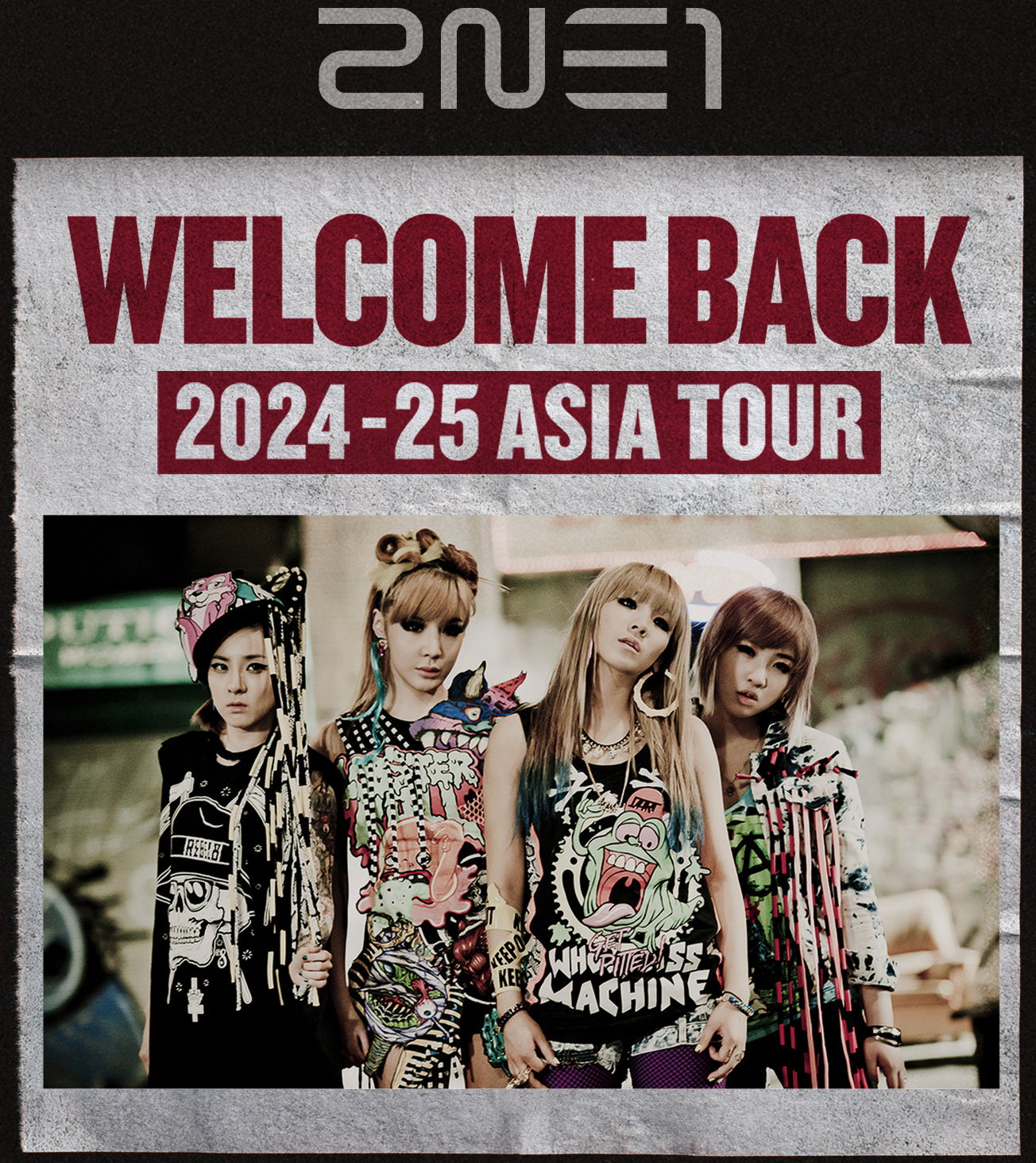 2NE1 [WELCOME BACK] 2024 투어 | 아식스 SM MALL OF ASIA