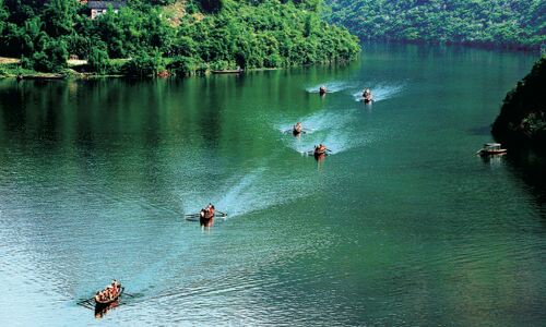 Shennong River trackers cultural corridor scenic spot