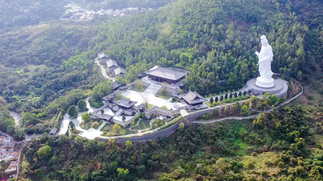 자산사 주변 호텔