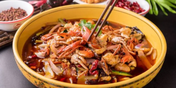 休記光頭香辣蟹幹鍋(佛山路總店)