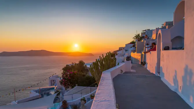 3_Sunset of Santorini