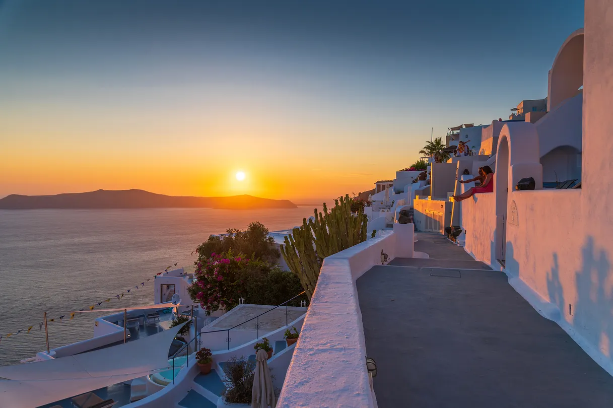 3_Sunset of Santorini