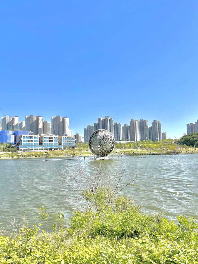 동탄호수공원에서 가벼운 공원 산책