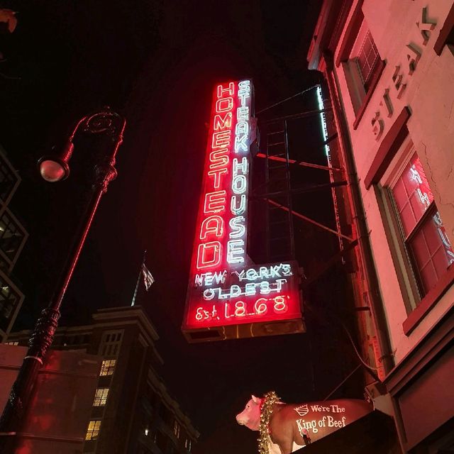 1868년부터 운영된 뉴욕 스테이크집
