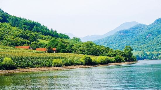 青山溝有大小瀑布36條，&ldquo;飛雲瀑&rdquo;落