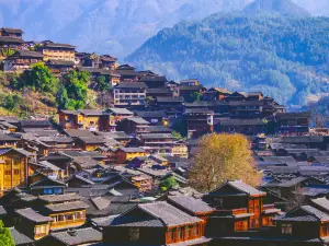China Xijiang Qianhu Miao Village - Hundred-year Stilted Buildings