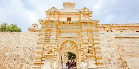Mdina Main Gate - Baroque gateway