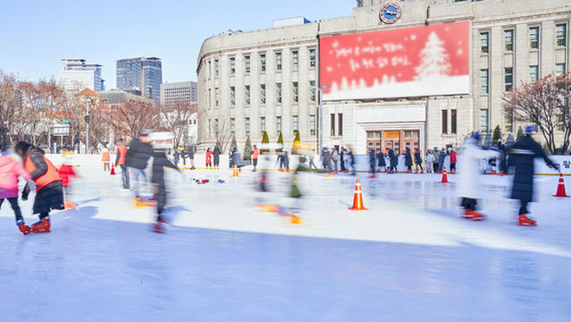 Ice Skating in Seoul