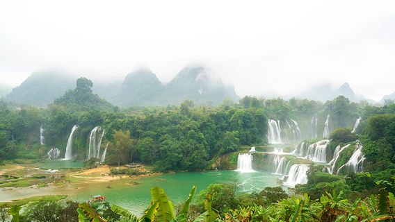 The China-Vietnam Detian-Ban Gioc Waterfall cross-border tourism cooperation zone