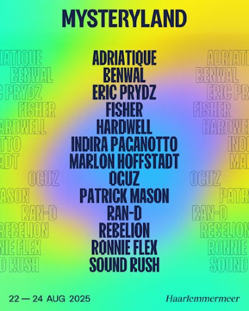 荷蘭霍夫多普 · Mysteryland 音樂節 2025 | 霍夫多普