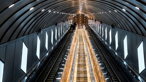 Escalators Through The Mountain