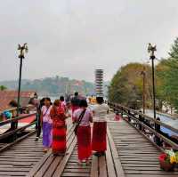สะพานมอญ สะพานไม้ที่ยาวที่สุดในประเทศไทย