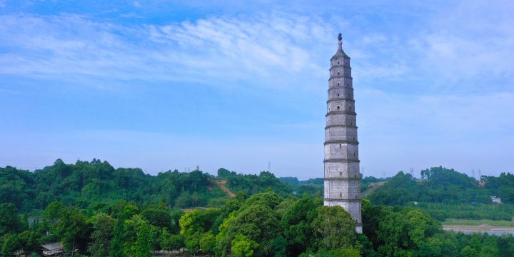 Huilan Tower, Qionglai