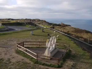 Olympic Rings Stone Sculpture